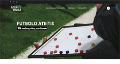 Desktop Screenshot of futbolotreneris.lt